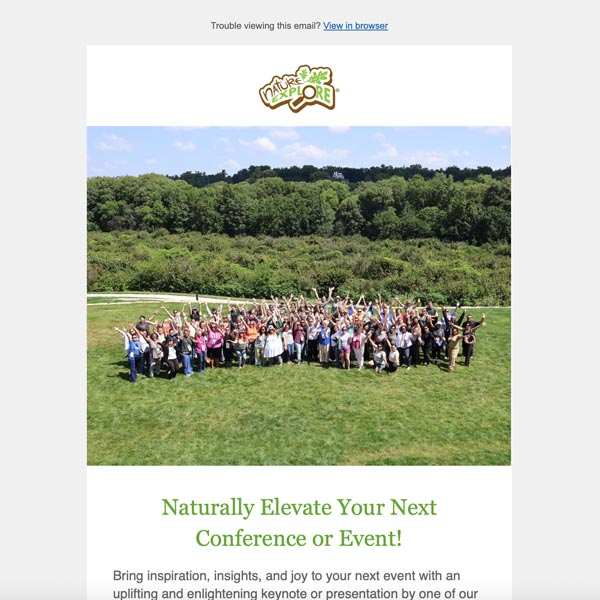 Nature Explore Email